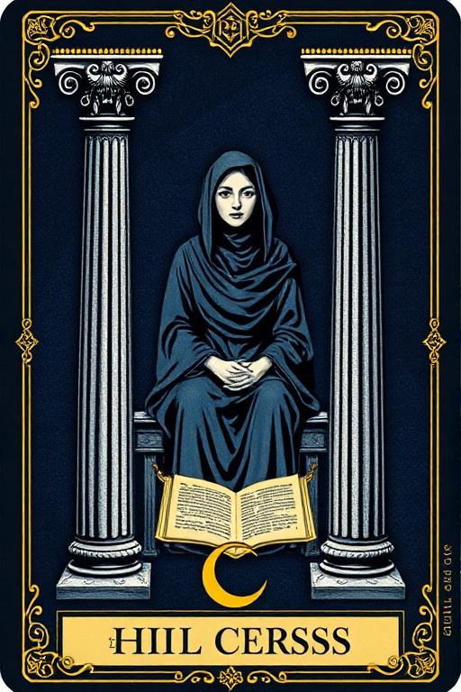Carta La Sacerdotisa - Arcano Mayor 2