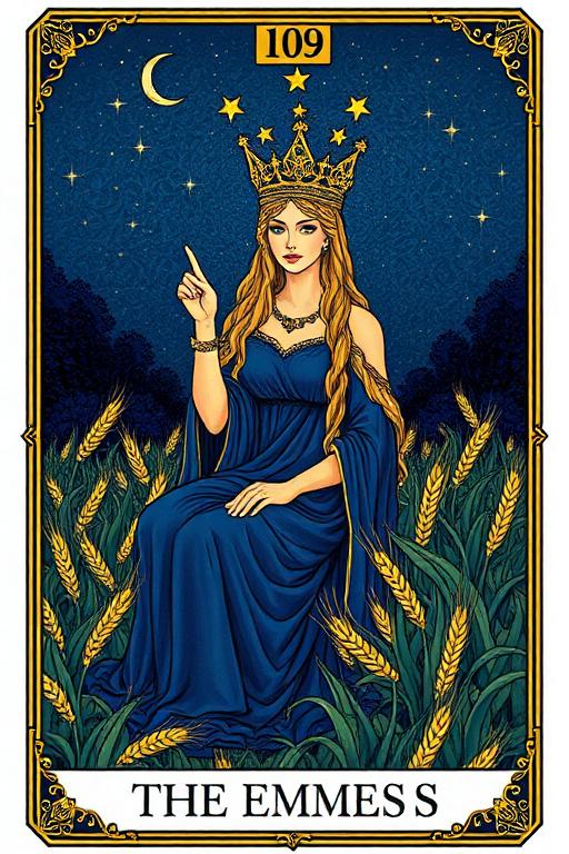 Carta La Emperatriz - Arcano Mayor 3
