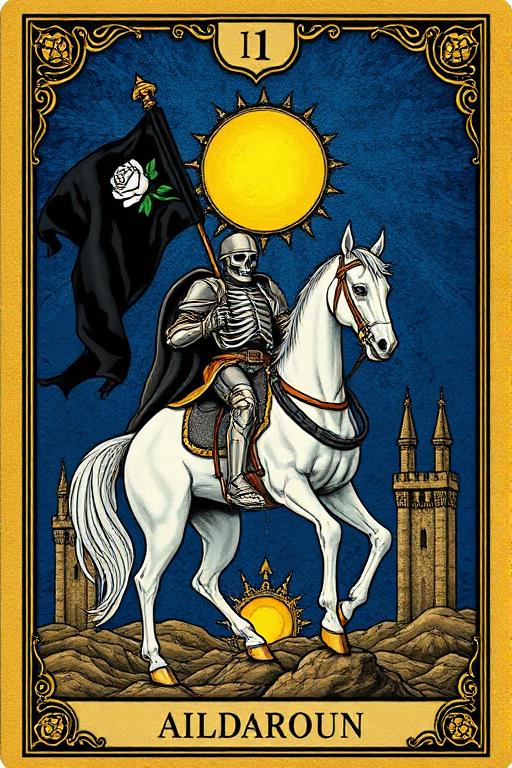 Carta La Muerte - Arcano Mayor 13